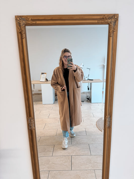 Lange Camel Coat